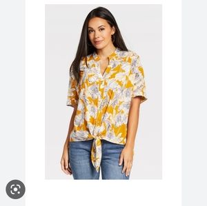 Braeve Zoe Tie front top EVEREVE